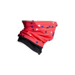 Komin na szyję na rower ROADRACING 500 zimowy. Czerwone szaliki damskie B'TWIN, na zimę, z elastanu. Za 24,99 zł.