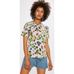 Medicine - Top Basic. Niebieskie topy damskie marki MEDICINE, s, z bawełny, z okrągłym kołnierzem. W wyprzedaży za 29,90 zł.