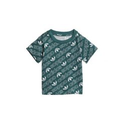 Bluzki dziewczęce z krótkim rękawem: T-shirty z krótkim rękawem Dziecko adidas Koszulka Trefoil Monogram