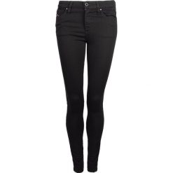 Diesel Jeansy "Grupee". Jeansy damskie Diesel, bez wzorów, z jeansu, z obniżonym stanem. Za 299,00 zł.