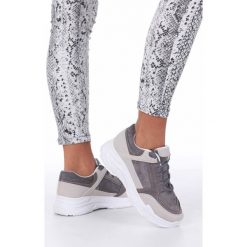 Szare buty sportowe sneakersy sznurowane casu 6626. Szare buty dziewczęce sportowe Casu, na lato, bez wzorów, ze skóry ekologicznej, na sznurówki. Za 54,99 zł.