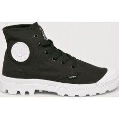 Palladium - Trampki. Czarne trampki męskie Palladium, bez wzorów, z materiału, na sznurówki. W wyprzedaży za 249,90 zł.