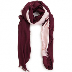 Chusta CALVIN KLEIN - Calvin Race Square Scarf K60K604911 242. Czerwone chusty damskie marki Calvin Klein, z materiału. Za 229,00 zł.
