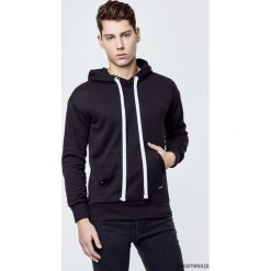Bluza bawełniana z kapturem Basic Black. Czarne bluzy damskie z kapturem marki Pakamera, uniwersalny, z bawełny. Za 179,00 zł.