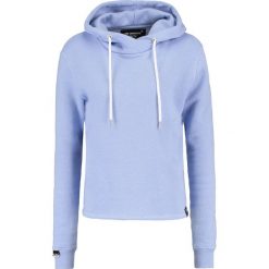Bluzy damskie: Superdry Bluza z kapturem soft blue marl