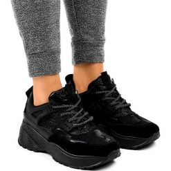 Czarne modne damskie obuwie sportowe C2. Czarne buty sportowe damskie ButyModne, moro, sportowe. Za 79,00 zł.