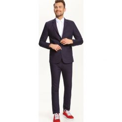 MARYNARKA MĘSKA Z GUZIKIEM. Szare marynarki męskie marki Top Secret, m, w paski, eleganckie. W wyprzedaży za 119,99 zł.