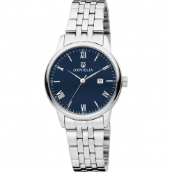 Zegarek kwarcowy w kolorze srebrno-niebieskim. Szare, analogowe zegarki damskie Esprit Watches, ze stali. W wyprzedaży za 136,95 zł.