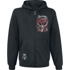 Slayer Drippin Eagle Bluza z kapturem rozpinana czarny. Czarne bluzy męskie rozpinane marki Slayer, l, z kapturem. Za 199,90 zł.