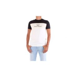 T-shirty z krótkim rękawem Fred Perry M4516. Szare t-shirty męskie marki Fred Perry, m, bez wzorów, bez kołnierzyka, krótkie. Za 190,96 zł.