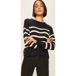Answear - Sweter. Niebieskie swetry damskie ANSWEAR, s, bez wzorów, z dzianiny, bez rękawów, bez kaptura. W wyprzedaży za 79,90 zł.