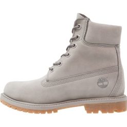 Timberland 6INCH PREMIUM Botki sznurowane grey. Szare botki damskie skórzane marki Timberland, na sznurówki. W wyprzedaży za 603,85 zł.
