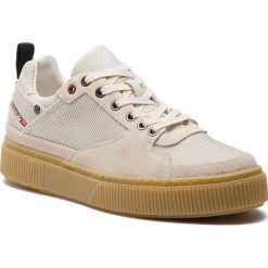 Sneakersy DIESEL - S-Danny Lc II Y01799-P1765-T2015 Cream. Brązowe sneakersy męskie Diesel, na co dzień, bez wzorów, ze skóry, bez zapięcia. W wyprzedaży za 409,00 zł.