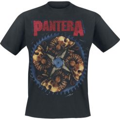 Pantera Circle Skulls T-Shirt czarny. Czarne t-shirty męskie Pantera, l, z motywem zwierzęcym. Za 54,90 zł.