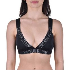 Calvin Klein Plunge biustonosz Bralette-RP KW0KW00579 -094 PVH Black (rozmiar S). Czarne stroje kąpielowe damskie Calvin Klein, s, bez wzorów. W wyprzedaży za 155,00 zł.
