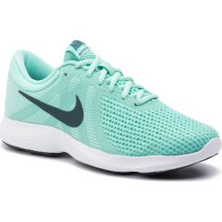 Buty NIKE - Revolution 4 Eu AJ3491 300 Emerald Rise/Midnight Spruce. Niebieskie buty sportowe damskie Nike, bez wzorów, z tworzywa sztucznego, sportowe, do biegania, nike revolution. W wyprzedaży za 179,00 zł.