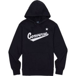 Converse Script Hoodie FT 10017675-A06. Czarne bluzy męskie Converse, bez wzorów, bez kołnierzyka, bez rękawów, bez kaptura. W wyprzedaży za 199,00 zł.