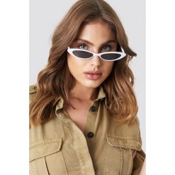 MANGO Okulary przeciwsłoneczne Alanis - White. Białe okulary przeciwsłoneczne damskie marki Mango. Za 80,95 zł.