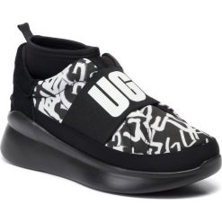 Sneakersy UGG - W Neutra Sneaker Graffiti Pop 1106737 Bkw. Czarne półbuty damskie Ugg, ze skóry. Za 509,00 zł.