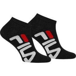 Skarpety unisex invisible socks 2-pack F9199-200. Czarne skarpetki damskie Fila, bez wzorów. Za 23,99 zł.