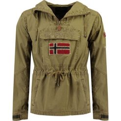 Bluza "Chomer" w kolorze khaki. Brązowe bluzy męskie Geographical Norway Men, s, bez wzorów, krótkie, bez kaptura. W wyprzedaży za 172,95 zł.