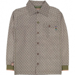 Koszula "Fencewalk" w kolorze brązowo-antracytowym. Brązowe koszule chłopięce marki 4FunkyFlavours Kids, z klasycznym kołnierzykiem. W wyprzedaży za 102,95 zł.