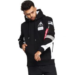 Bluza Alpha Industries Nasa Space Camp 198312-03. Czarne bluzy męskie Alpha Industries, xl, bez wzorów, bez kołnierzyka, bez rękawów, bez kaptura. Za 362,99 zł.