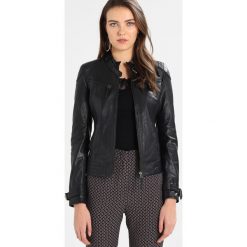 Maze RYANA Kurtka skórzana black. Czarne kurtki damskie marki Maze, xxl, bez wzorów, ze skóry, bez kaptura. Za 839,00 zł.