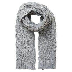 Vero Moda Szal Damski Cala Long Scarf Lightgrey Melange. Szare szaliki damskie marki Vero Moda, z materiału. W wyprzedaży za 82,00 zł.