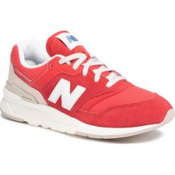 Sneakersy NEW BALANCE - GR997HBS Czerwony. Czerwone półbuty damskie New Balance, bez wzorów, ze skóry, bez obcasa, bez zapięcia. W wyprzedaży za 219,00 zł.