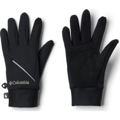 Rękawiczki zimowe Columbia Trail Summit 1860011010. Czarne rękawiczki damskie Columbia, na zimę, bez wzorów. Za 126,99 zł.