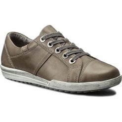 Półbuty JOSEF SEIBEL - Dany 59 75759 896 780 Asphalt. Szare półbuty damskie skórzane marki Josef Seibel, na płaskiej podeszwie. W wyprzedaży za 239,00 zł.