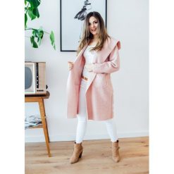 Płaszcz Isabelle pink - UNI. Różowe kurtki dziewczęce Fanaberia.com, bez wzorów, eleganckie, bez kaptura. Za 109,00 zł.