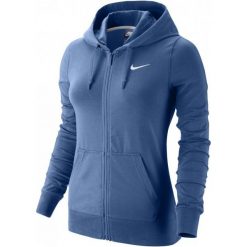 Nike Bluza W Nsw Hoodie Fz Jrsy Blue L. Niebieskie bluzy sportowe damskie Nike, l, z kapturem. W wyprzedaży za 159,00 zł.