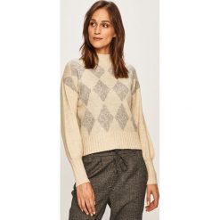 Only - Sweter. Żółte swetry damskie ONLY, s, bez wzorów, z poliesteru, bez rękawów, bez kaptura. W wyprzedaży za 59,90 zł.