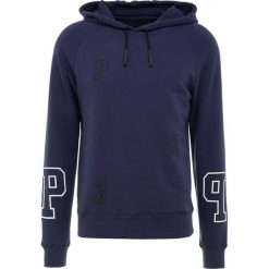 Bluzy męskie: Patrizia Pepe Bluza z kapturem pop blue
