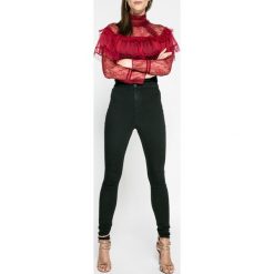 Noisy May - Jeansy. Czarne rurki damskie marki Noisy May, z elastanu, z podwyższonym stanem. W wyprzedaży za 79,90 zł.