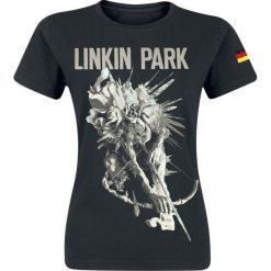 Bluzki asymetryczne: Linkin Park LIP Archer Tour Dated German Colors Koszulka damska czarny