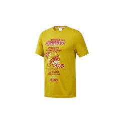 T-shirty z krótkim rękawem Reebok Classic Koszulka Classics International Tacos Tee. Żółte koszulki męskie Reebok Classic, s, bez wzorów, bez kołnierzyka, krótkie. Za 119,00 zł.