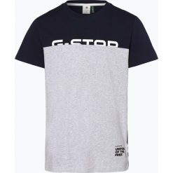 G-Star - T-shirt męski, niebieski. Niebieskie t-shirty męskie G-Star, xl, z nadrukiem, retro, bez kołnierzyka. Za 199,95 zł.