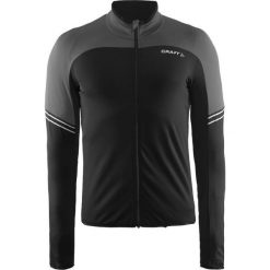 Bejsbolówki męskie: Craft Bluza rowerowa męska Velo Thermal Jersey czarna r. S