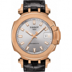 TISSOT PROMOCJA ZEGAREK T-Race Swissmatic T115.407.37.031.00. Żółte, analogowe zegarki męskie TISSOT, złote. W wyprzedaży za 2816,00 zł.