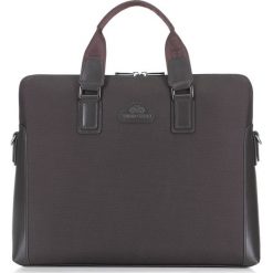 Torba na laptopa 88-3U-902-4. Pomarańczowe torby na laptopa Wittchen, w paski, z nylonu. Za 599,00 zł.