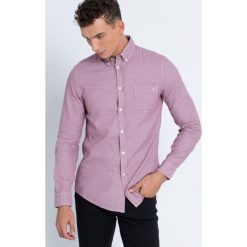 Trussardi Jeans - Koszula. Różowe koszule męskie jeansowe marki Trussardi Jeans, m, w kratkę, button down, z długim rękawem. W wyprzedaży za 279,90 zł.
