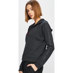 Under Armour - Bluza. Czarne bluzy damskie z kapturem marki Under Armour, s, z bawełny. Za 249,90 zł.