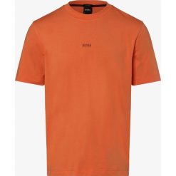 BOSS Casual - T-shirt męski – Tchup, pomarańczowy. Pomarańczowe t-shirty męskie m, z bawełny, casualowe. Za 219,95 zł.