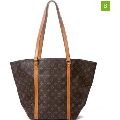 Shopper bag damskie: Shopper bag „Sac Shopping PM” w kolorze brązowym – 50 x 39 x 34 cm