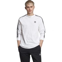 Adidas Originals 3-Stripes Koszulka Biały. Białe podkoszulki męskie adidas Originals, s, bez wzorów, z bawełny, bez kołnierzyka, z długim rękawem, długie. Za 154,95 zł.