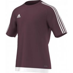 Adidas Koszulka piłkarska męskie Estro 15 bordowo-biała r. XXL (S16158). Brązowe koszulki sportowe męskie marki Adidas, z bawełny. Za 52,62 zł.