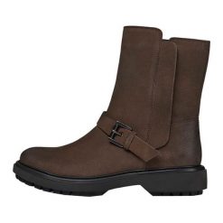 Geox Damskie botki Asheely F Chestnut D847AF-000LT-C6004 (rozmiar 38). Brązowe botki damskie Geox, bez obcasa, bez zapięcia. W wyprzedaży za 359,00 zł.